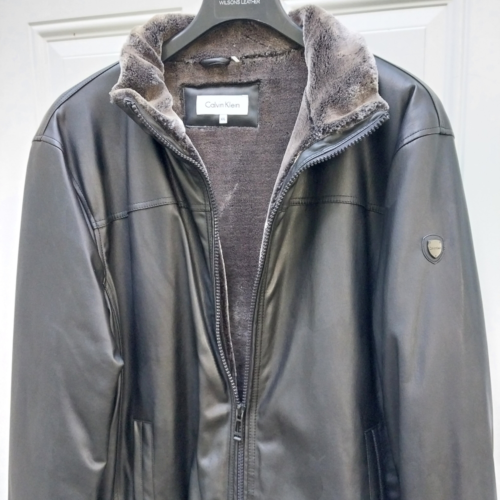 Men's Calvin Klein Soft Leather Jacket
